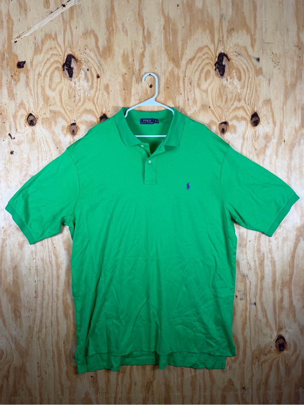 Polo by Ralph Lauren Green Classic Polo Shirt - Short Sleeve - 2XLT